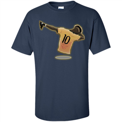 Dabbing Soccer T-shirt Navy
