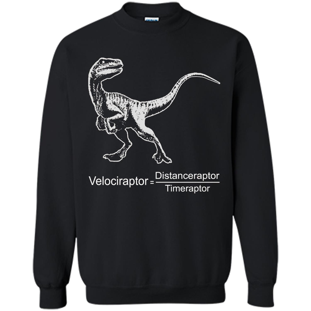 Velociraptor Distanceraptor Timeraptor T-shirt Black