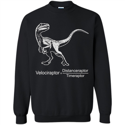 Velociraptor Distanceraptor Timeraptor T-shirt Black