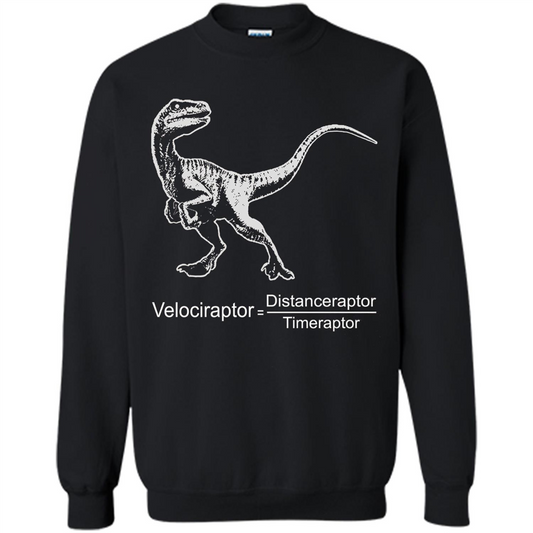 Velociraptor Distanceraptor Timeraptor T-shirt Black