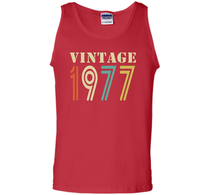 Vintage 1977 - 40th birthday gift shirt t-shirt Red