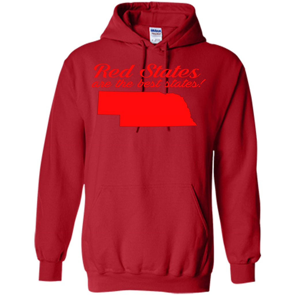 Nebraska T-shirt Red States Are The Best States Red