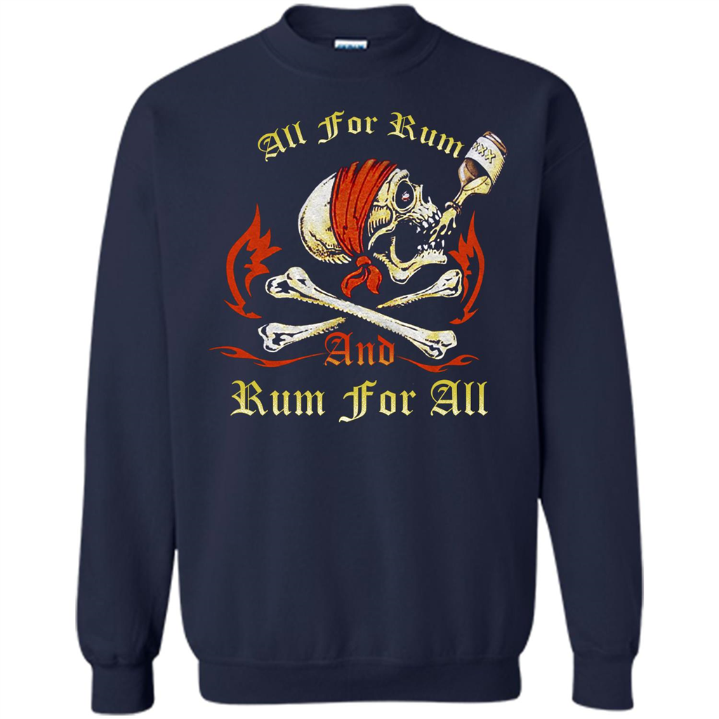 Rum T-shirt All for Rum And Rum For All T-shirt Navy
