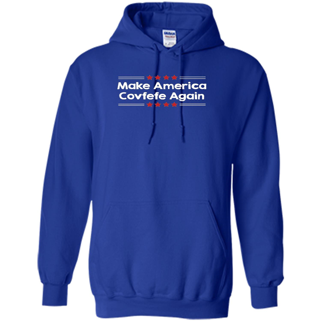 American T-shirt Make America Covfefe Again Royal