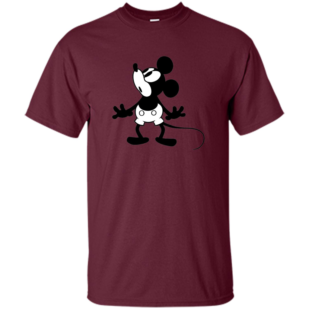 Disney Classic Mickey Mouse Graphic T-shirt Maroon