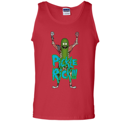 Pickle Funny Rick T-shirt cool shirt Red