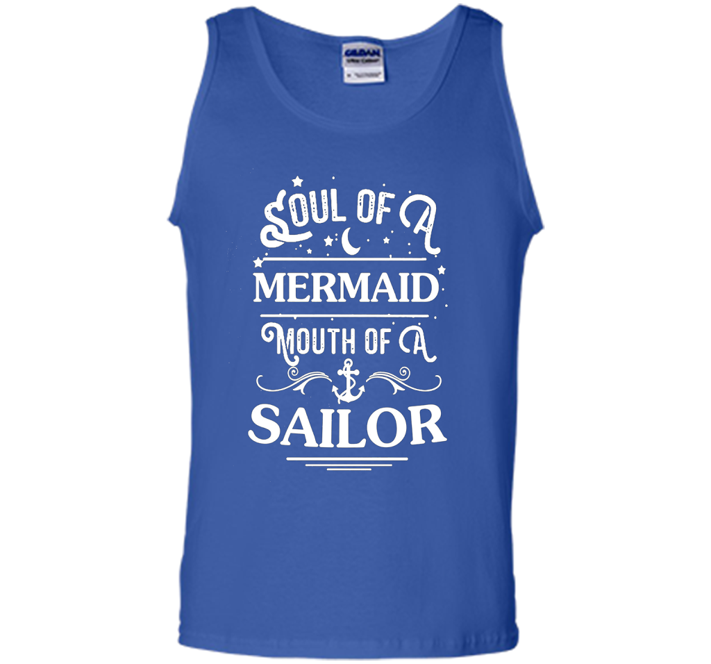 Soul Of A Mermaid Mouth Of A Sailor Shirt cool shirt Royal