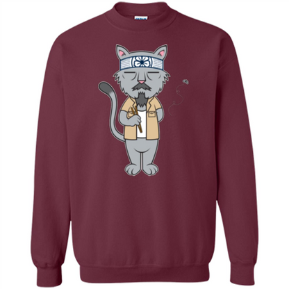 Mr.Meowgi T-shirt Maroon