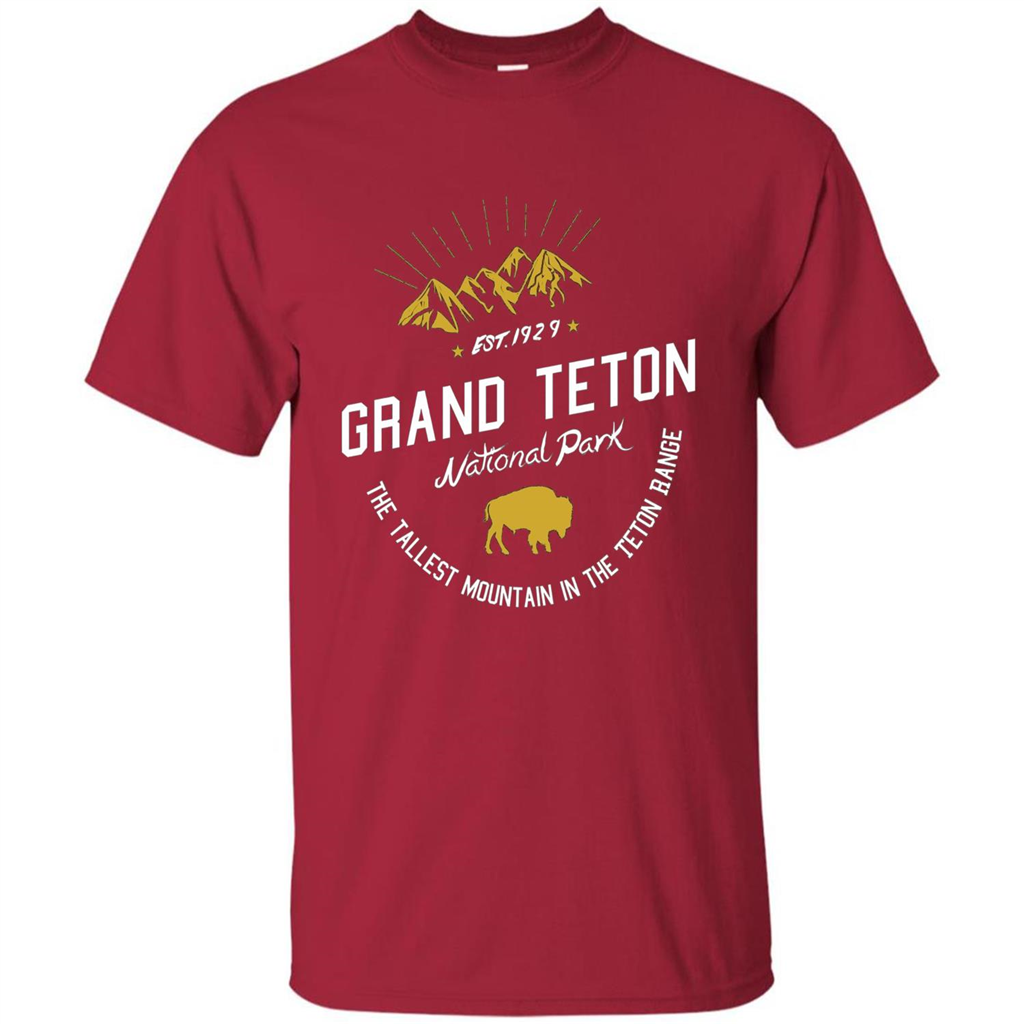 Grand Teton National Park T-shirt Cardinal