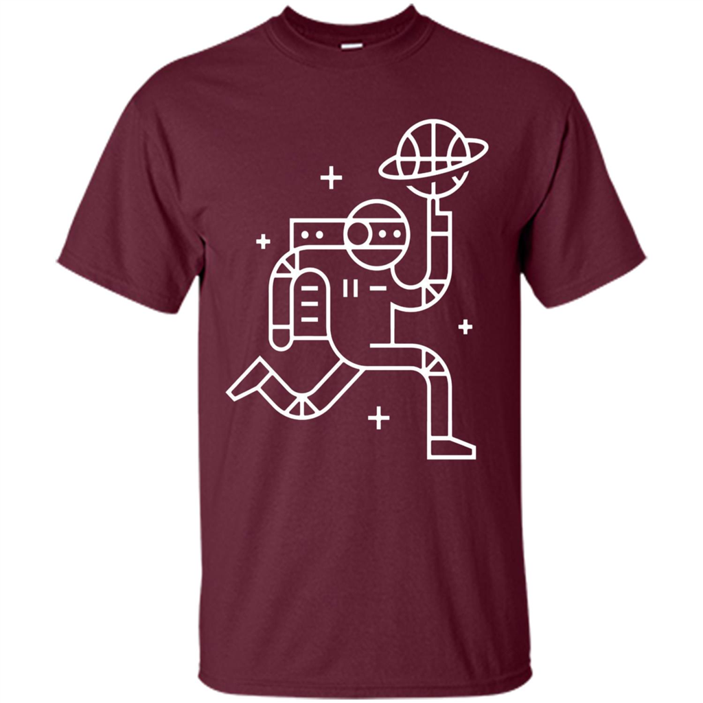 Space Ballin' T-Shirt Maroon