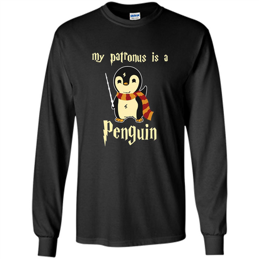 Penguin T-Shirt My Patronus Is A Penguin Hot 2017 T-Shirt Black