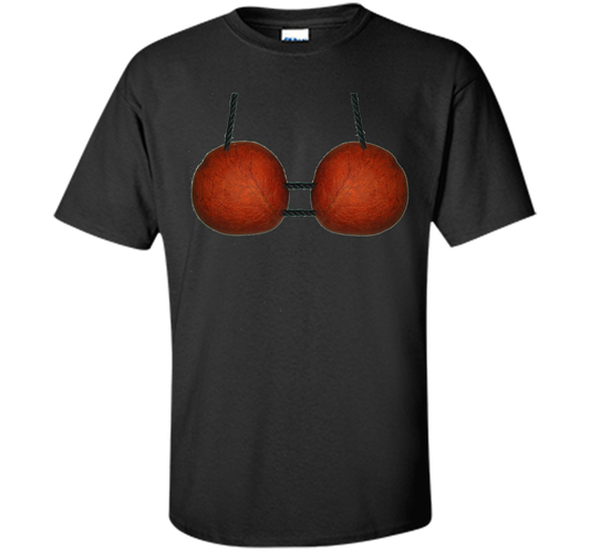 Coconut Bra - Funny Hawaiian Bikini t shirt shirt Black