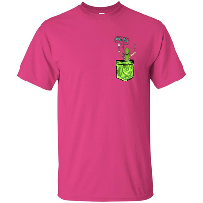Pickle Rick T-shirt Heliconia