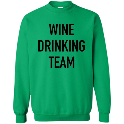 Drinking T-shirt Wine Drinking Team Irish Green