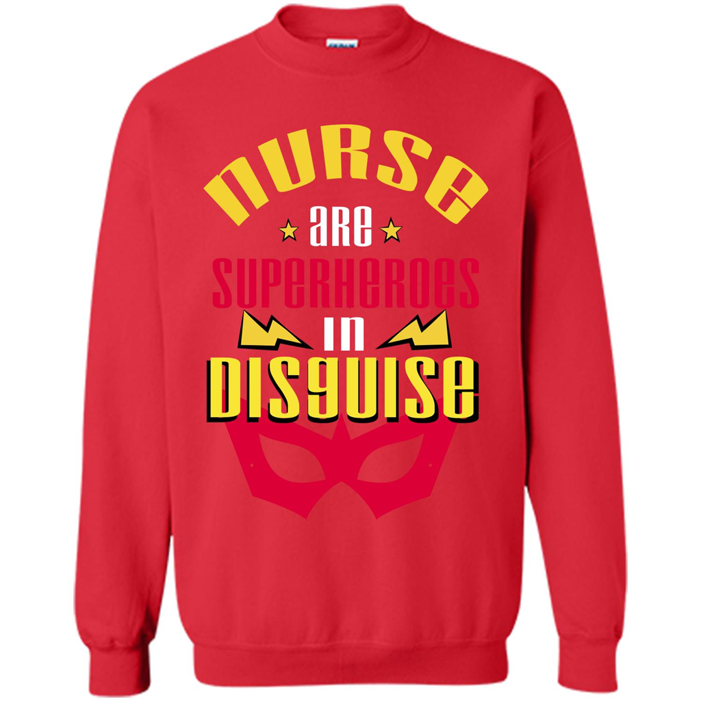 Nurse T-shirt Nurse Are Superheroes In Disguise Red