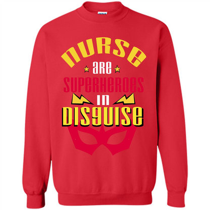 Nurse T-shirt Nurse Are Superheroes In Disguise Red