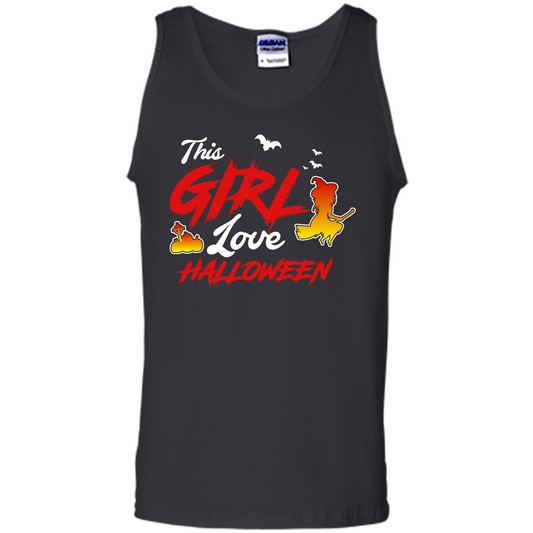 Halloween T-shirt This Girl Love Halloween Black