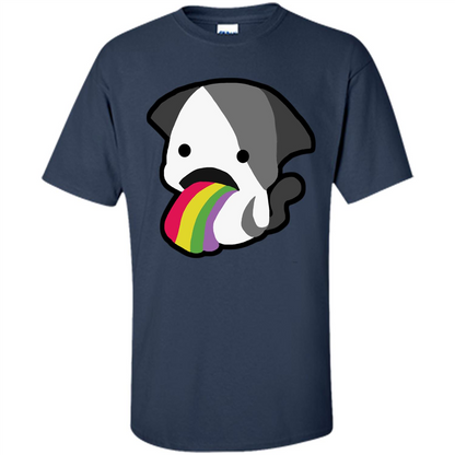 Love Cat T-shirt Cute Cat Navy