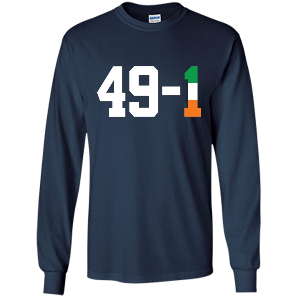 Funny Ireland Boxing T-shirt 49-1 T-shirt Navy