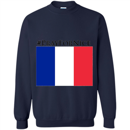 Pray For Nice T-shirt Navy