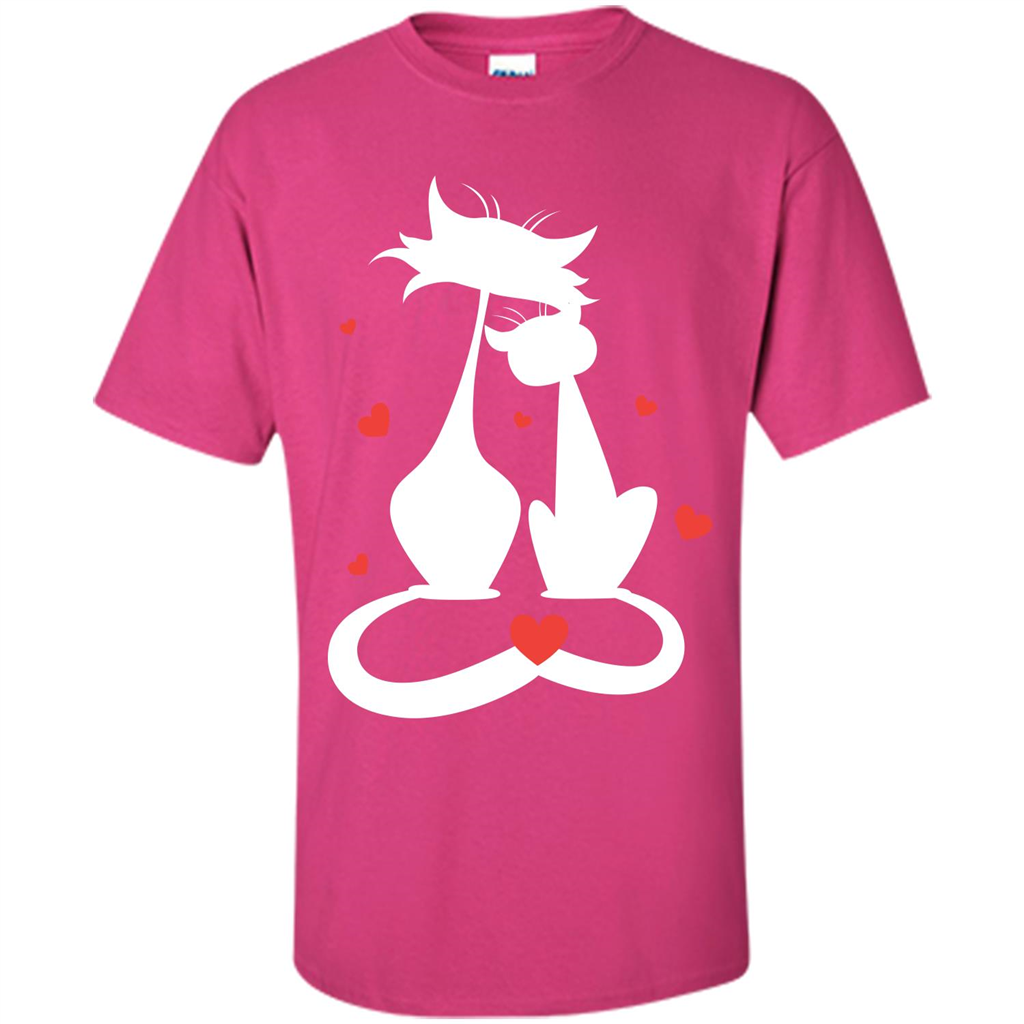 Cat Lover T-shirt Cat Couples Heliconia