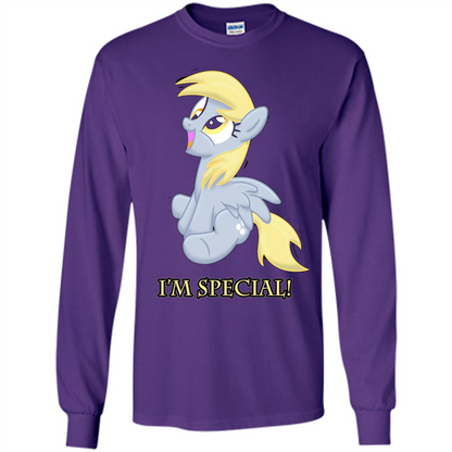 Cartoon Character T-shirt I'm special Purple