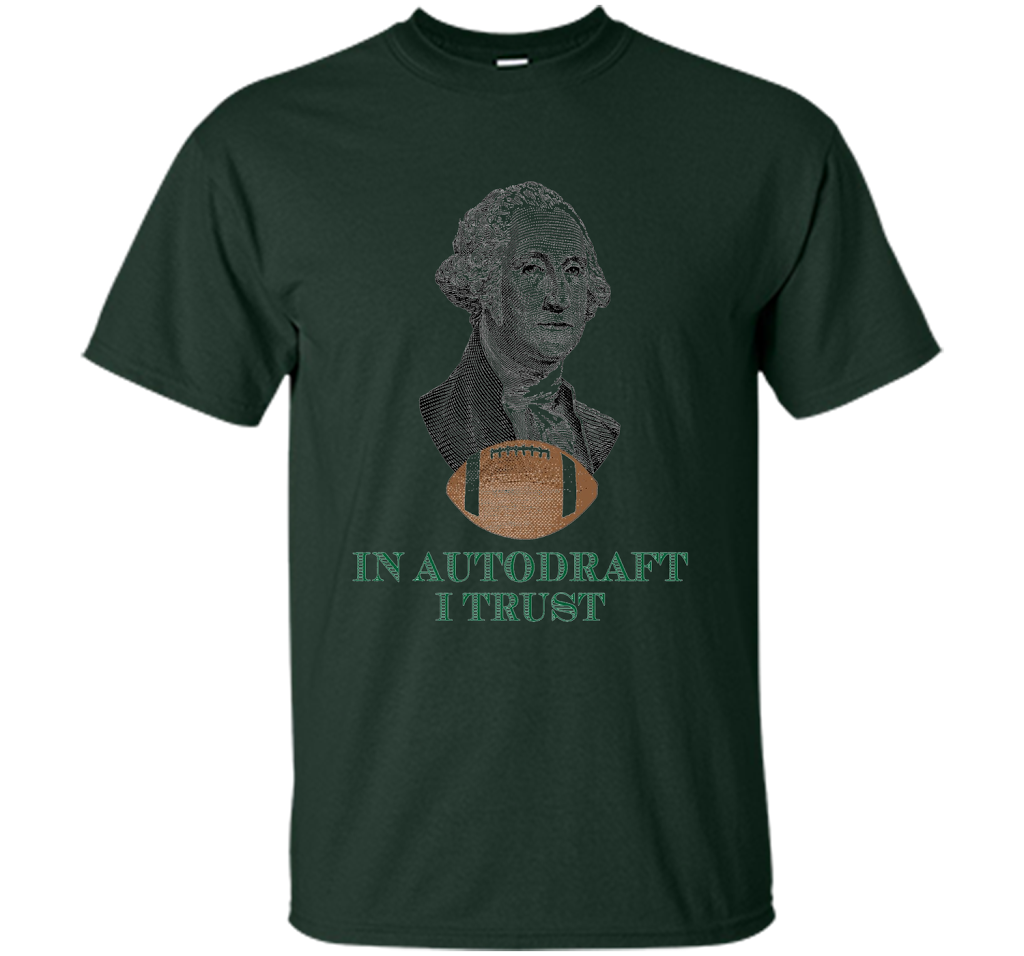 Football T-shirt In Autodraft I Trust T-shirt Forest Green