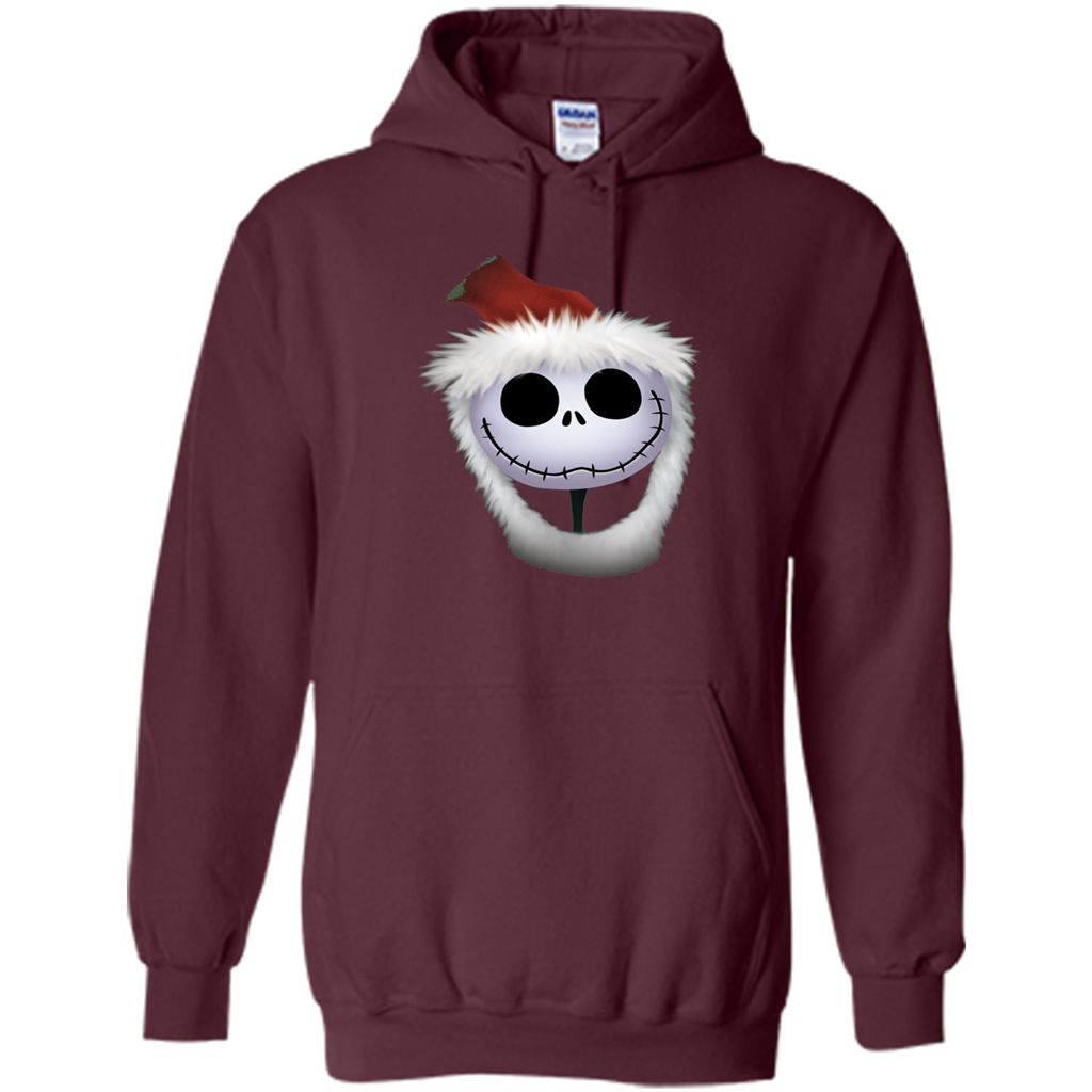 Nightmare Before Christmas Santa T-shirt Maroon