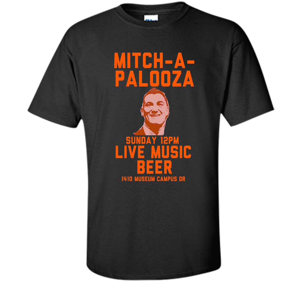 Mitch A Palooza Blue And Orange Party T-shirt Black