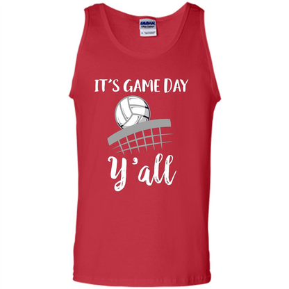Volleyball Lovers T-shirt It's Game Day Y'all Tshirt Red