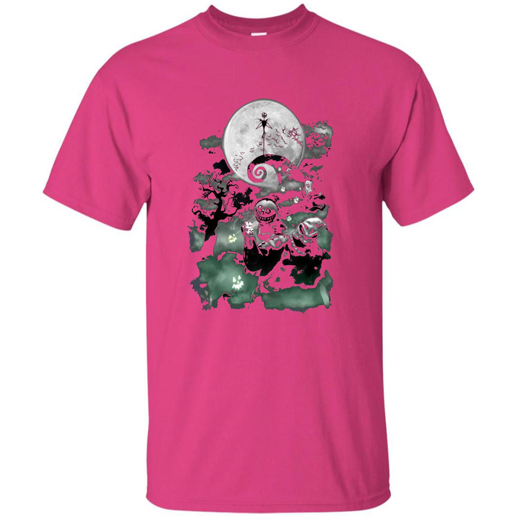 The Nightmare Before Christmas Haunted Scene T-Shirt Heliconia