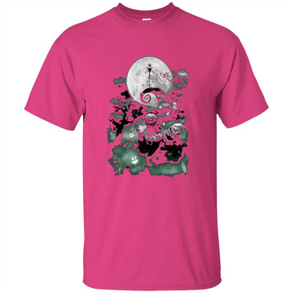 The Nightmare Before Christmas Haunted Scene T-Shirt Heliconia