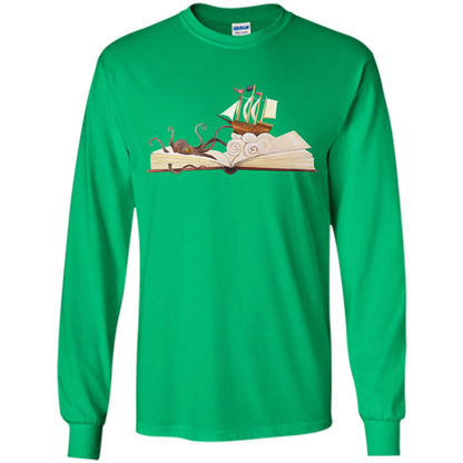 Book Reader T-shirt Love To Read Book Irish Green