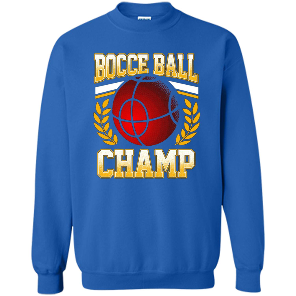 Bocce Ball Champ T-Shirt Bocce Ball Player Royal