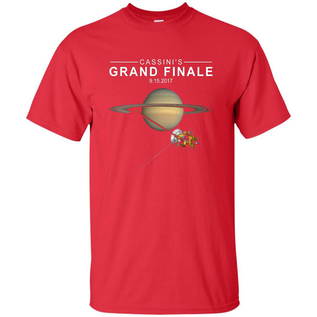Cassini Grand Finale Space T-shirt Red