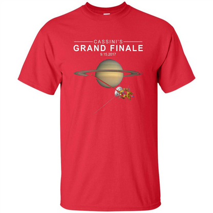 Cassini Grand Finale Space T-shirt Red