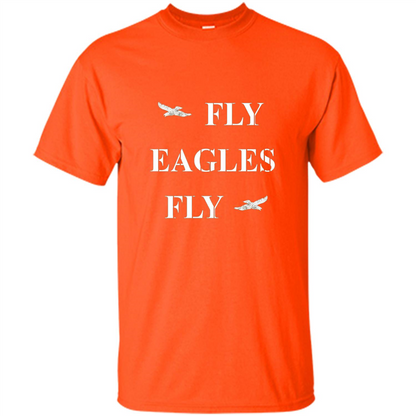 Flying Eagles Fly T-shirt Orange