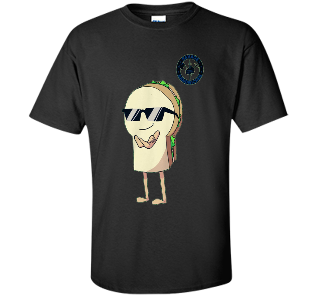 Savage Sandwich T-shirt Black