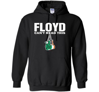 Boxing T-shirt Floyd Can't Read This T-shirt Black