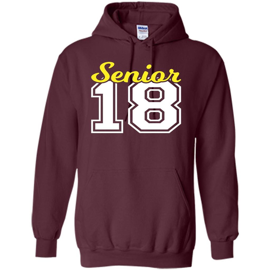 Senior Class of 2018 Jersey Style T-shirt Maroon