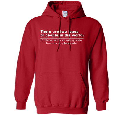 Those Who Can Extrapolate From Incomplete Data T-shirt Red