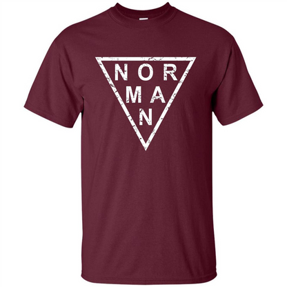 Stylish Norman T-Shirt Maroon