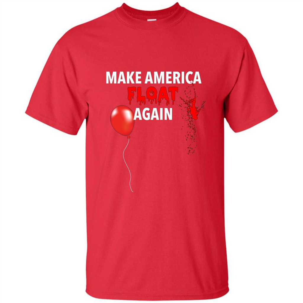 Make America Float Again T-Shirt Halloween Horror T-shirt Red