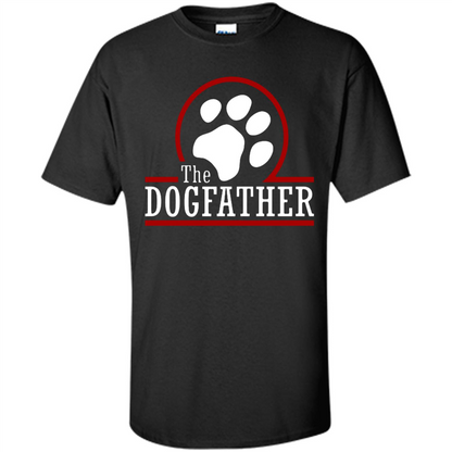 Love Dog T-Shirt The Dogfather Black