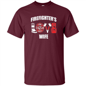 Firefighter Wife Love T-Shirt