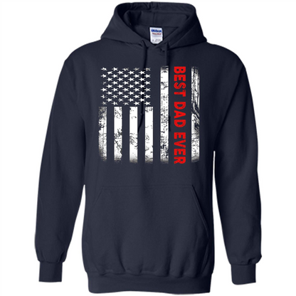 Fathers Day T-shirt Best Dad Ever Navy