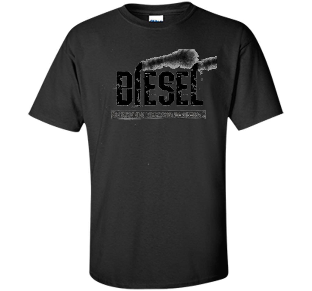 Diesel Rolling Coal T-Shirt Black Smoke Lifted Truck T-shirt Black