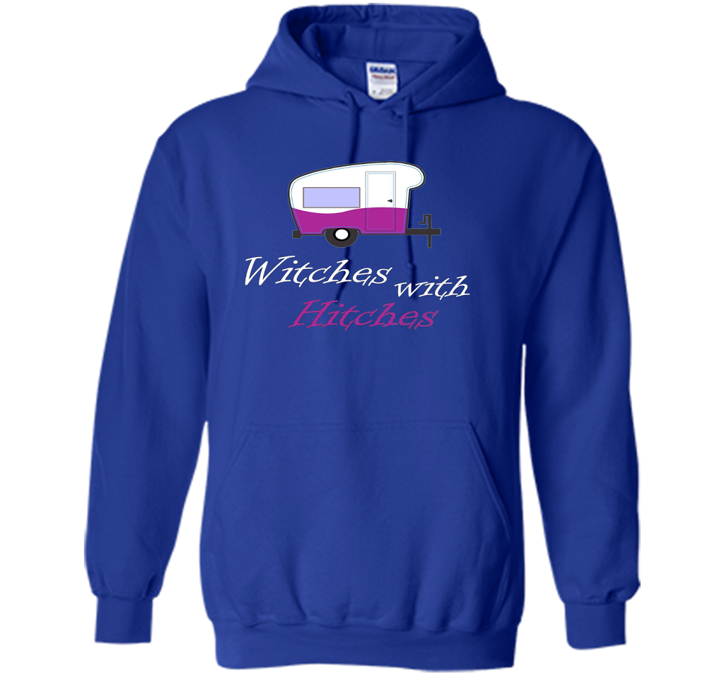 Camping T-shirt Witches With Hitches T-shirt Royal