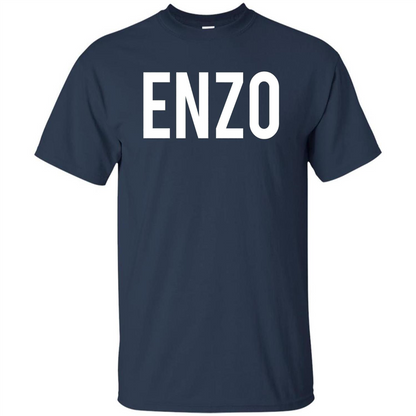 Enzo T-Shirt - Cool New Funny Name Navy