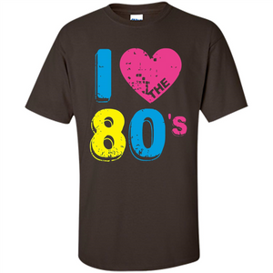 Vintage T-shirt I Love the 80's T-shirt